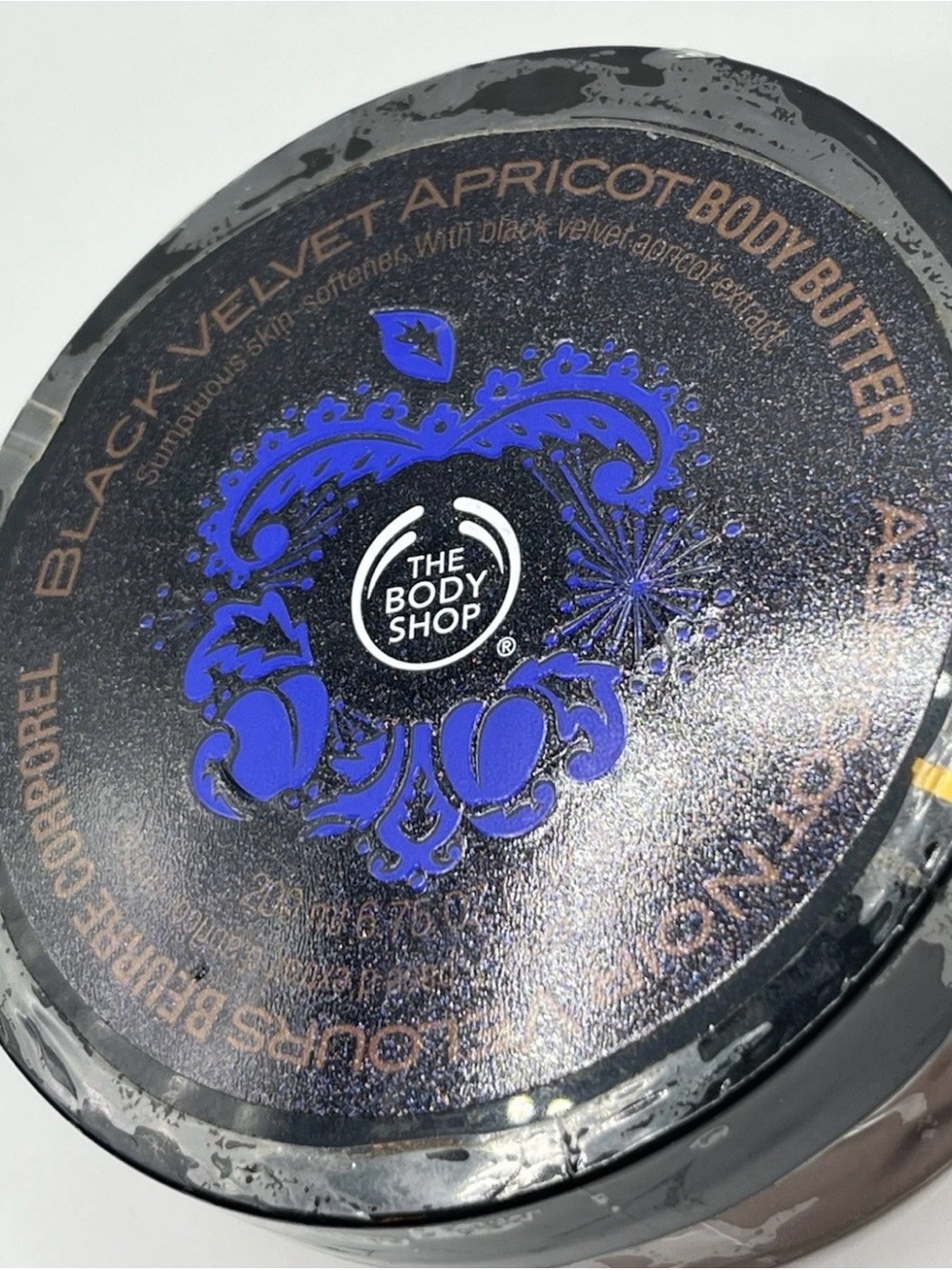 The Body Shop Black Velvet Apricot Body Butter - Blue Accent